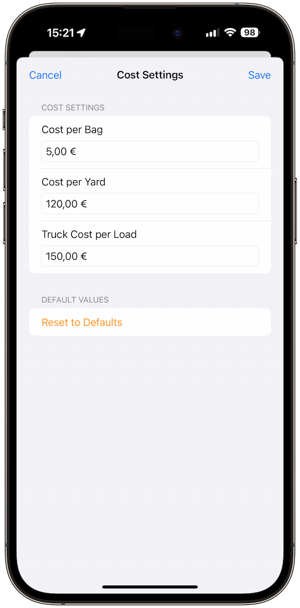 concrete-calculator screenshot 5